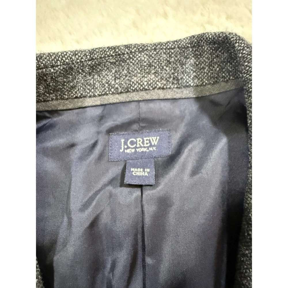 J.Crew Ludlow Suit 40R 31x34 Grey Moon British Herringbone Wool Yorkshire Tweed